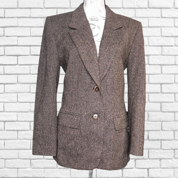 Pendleton Jackets & Blazers - Pendleton Brown Wool Blazer Classic Notched Lapel